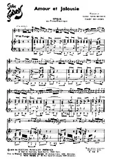 télécharger la partition d'accordéon Amour et jalousie (Orchestration) au format PDF