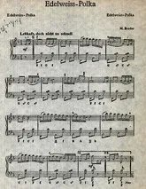 télécharger la partition d'accordéon Edelweiss Polka 3 au format PDF
