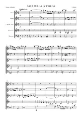 télécharger la partition d'accordéon ARIA SULLA  IV  CORDA  / Quintet : Flute / Oboe / Clarinet in B /  Horn in F / Bassoon / au format PDF