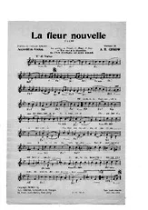 télécharger la partition d'accordéon LA FLEUR NOUVELLE au format PDF