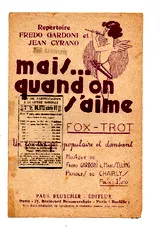 télécharger la partition d'accordéon MAIS...QUAND ON S'AIME au format PDF