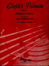 télécharger la partition d'accordéon Chopins Polonaise au format PDF