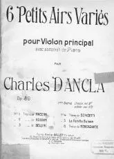 télécharger la partition d'accordéon Air varié n°1 (thème de Paccini) au format PDF
