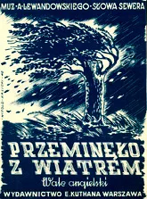 télécharger la partition d'accordéon   Przeminęło z Wiatrem / Autant en emporte le vent / Valse anglaise  /Piano au format PDF