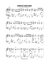 télécharger la partition d'accordéon ZYDECO GRIS GRIS  au format PDF