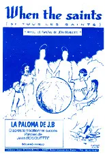 télécharger la partition d'accordéon WHEN THE SAINTS + LA PALOMA DE J. B. au format PDF