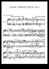 télécharger la partition d'accordéon Valse Romantique N°2 au format PDF