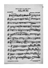 télécharger la partition d'accordéon ALICE au format PDF