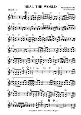 télécharger la partition d'accordéon HEAL THE WORLD au format PDF
