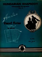 télécharger la partition d'accordéon Hungarian Rhapsody au format PDF