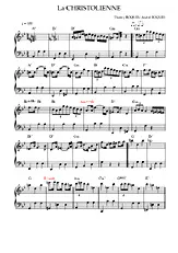 télécharger la partition d'accordéon La CHRISTOLIENNE (accordion) au format PDF