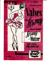 télécharger la partition d'accordéon Valses de Strauss (1er partie) au format PDF