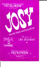 télécharger la partition d'accordéon Josy au format PDF