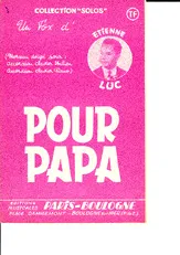 télécharger la partition d'accordéon Pour papa au format PDF