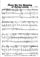 télécharger la partition d'accordéon Show me the meaning of being lonely - Back Street Boys  - ( 2 acc) au format PDF