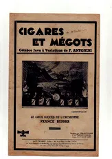 télécharger la partition d'accordéon CIGARES ET MEGOTS au format PDF
