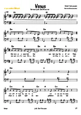 télécharger la partition d'accordéon Vénus Version Bananarama au format PDF