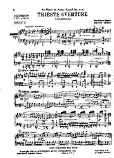télécharger la partition d'accordéon Trieste Overture  au format PDF