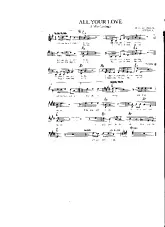 télécharger la partition d'accordéon All your Love au format PDF