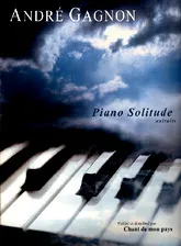 télécharger la partition d'accordéon Piano solitude (compilation André Gagnon) au format PDF