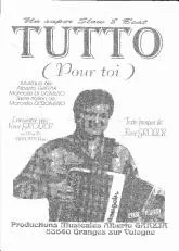 télécharger la partition d'accordéon Tutto (pour toi) au format PDF