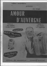 télécharger la partition d'accordéon Amour d'Auvergne au format PDF