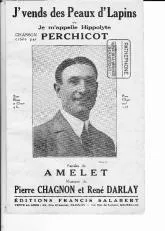télécharger la partition d'accordéon J' vends des peaux d' lapins (Je m'appelle Hippolyte) au format PDF