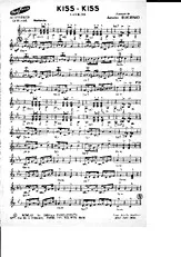 télécharger la partition d'accordéon Kiss - kiss au format PDF