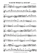 télécharger la partition d'accordéon MARCHE TURQUE de MOZART au format PDF
