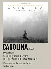 télécharger la partition d'accordéon Carolina (From Where the crawdads sing) (P/V/G) au format PDF