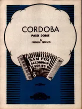 télécharger la partition d'accordéon Cordoba au format PDF