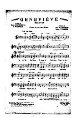 télécharger la partition d'accordéon GENEVIEVE au format PDF