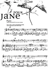télécharger la partition d'accordéon Pour Jane au format PDF