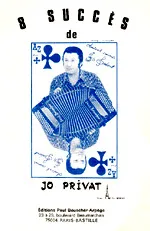 télécharger la partition d'accordéon 8 succès de Jo PRIVAT au format PDF