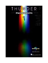 télécharger la partition d'accordéon Thunder au format PDF