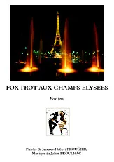 télécharger la partition d'accordéon Fox trot aux Champs Elysées au format PDF