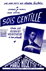 télécharger la partition d'accordéon Sois gentille ! (Orchestration) au format PDF