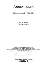 télécharger la partition d'accordéon Annen polka au format PDF