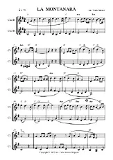 télécharger la partition d'accordéon LA MONTANARA CLARINET DUO au format PDF