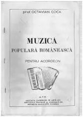 télécharger la partition d'accordéon Muzica Populara Romaneasca (Pentru Acordeon) (40 Titres) au format PDF