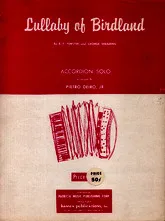 télécharger la partition d'accordéon Lullaby of Birdland au format PDF