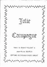 télécharger la partition d'accordéon Jolie campagne au format PDF
