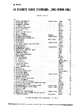 télécharger la partition d'accordéon 50 Faworite Dance Standards  For Combo-Orks / au format PDF