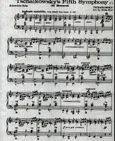 télécharger la partition d'accordéon Tschaikowskys Fifth Symphony au format PDF