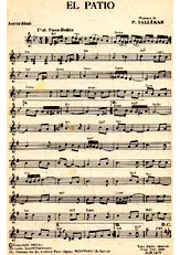 télécharger la partition d'accordéon EL PATIO au format PDF