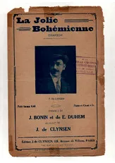 télécharger la partition d'accordéon LA JOLIE BOHEMIENNE au format PDF