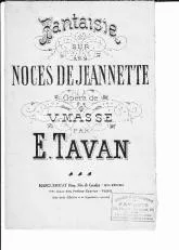 télécharger la partition d'accordéon Les noces de Jeannette (V. Massé) au format PDF