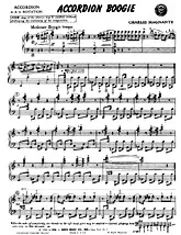 télécharger la partition d'accordéon Accordion boogie au format PDF