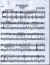 télécharger la partition d'accordéon My Dream Girl au format PDF