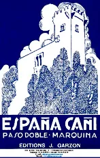télécharger la partition d'accordéon España cañi au format PDF
